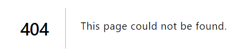 404 page error notice